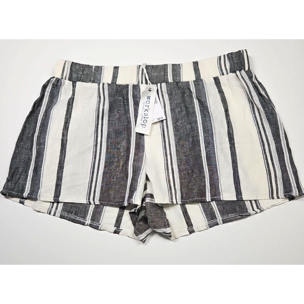 Workshop Republic Juniors Lightweight Linen Blend‎ Shorts Size Medium - NWT